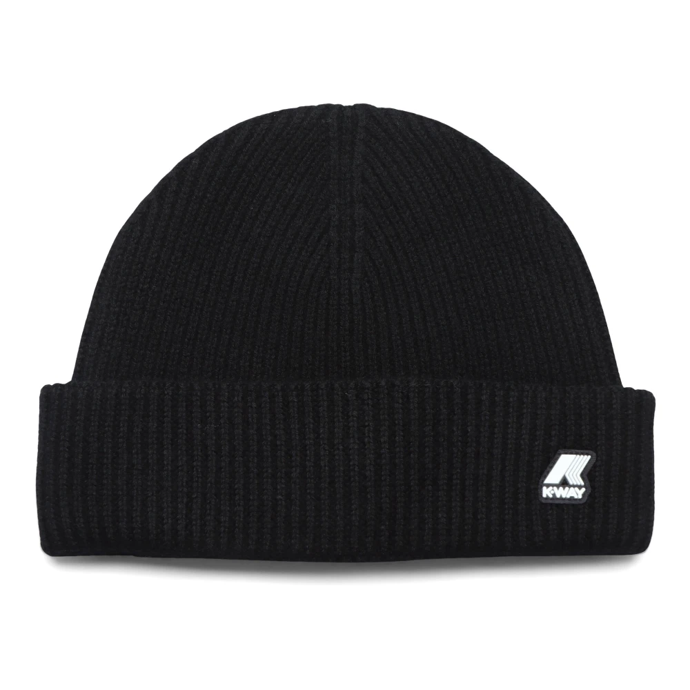 K-way Brice Cardigan Steek Wol Hoed Black Heren