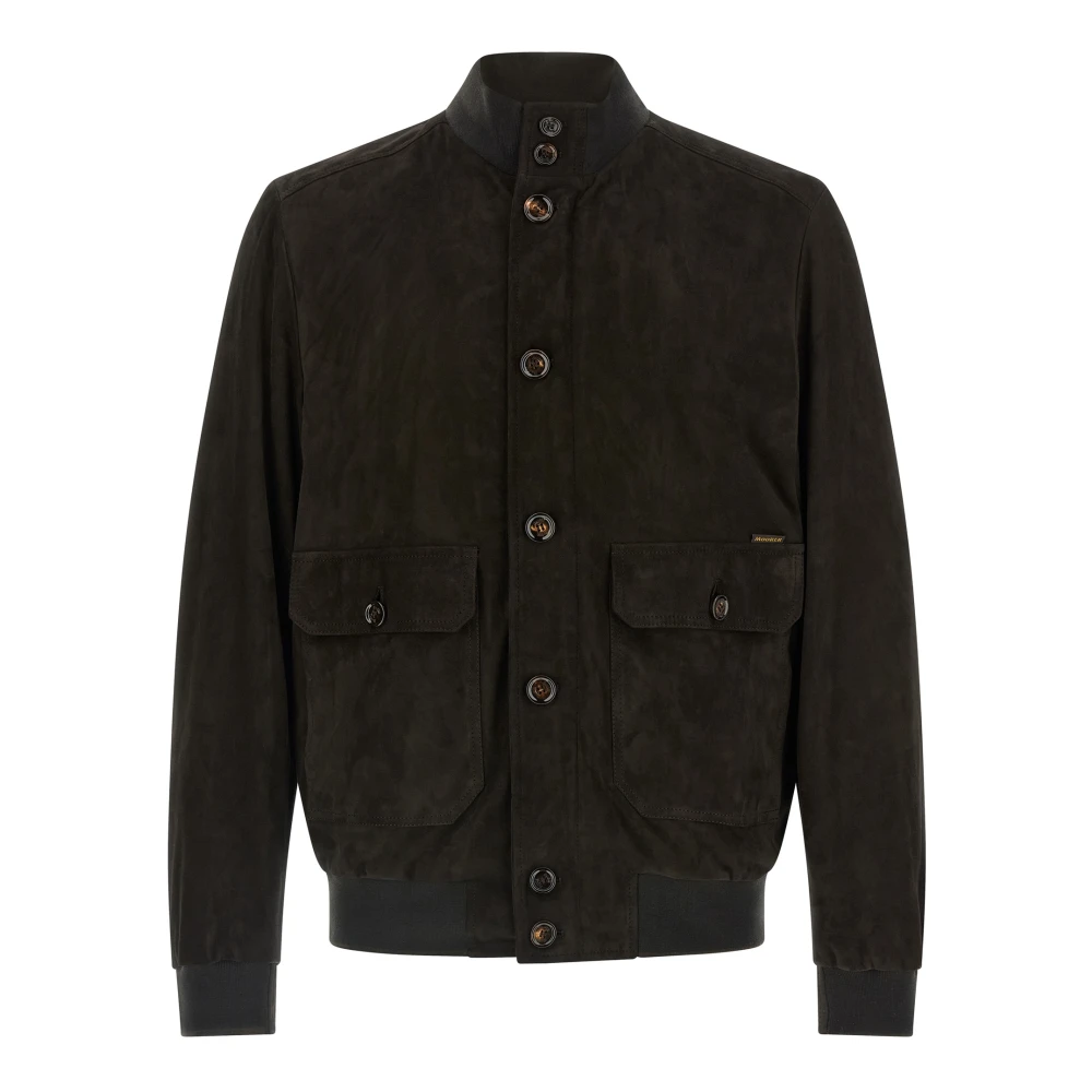 Moorer Herr Brun Jackor 3XL, Läder, Carlos Bomberjacka