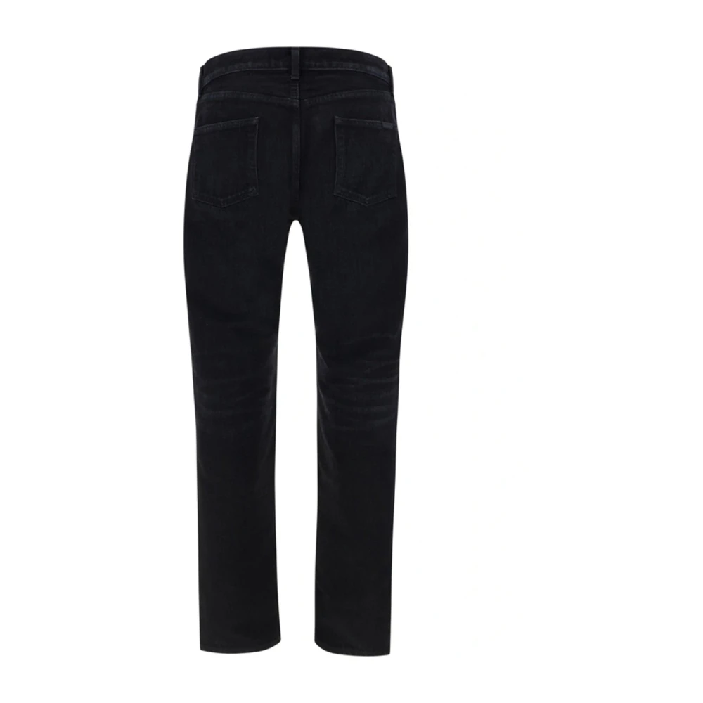 Saint Laurent Straight Jeans Black Heren