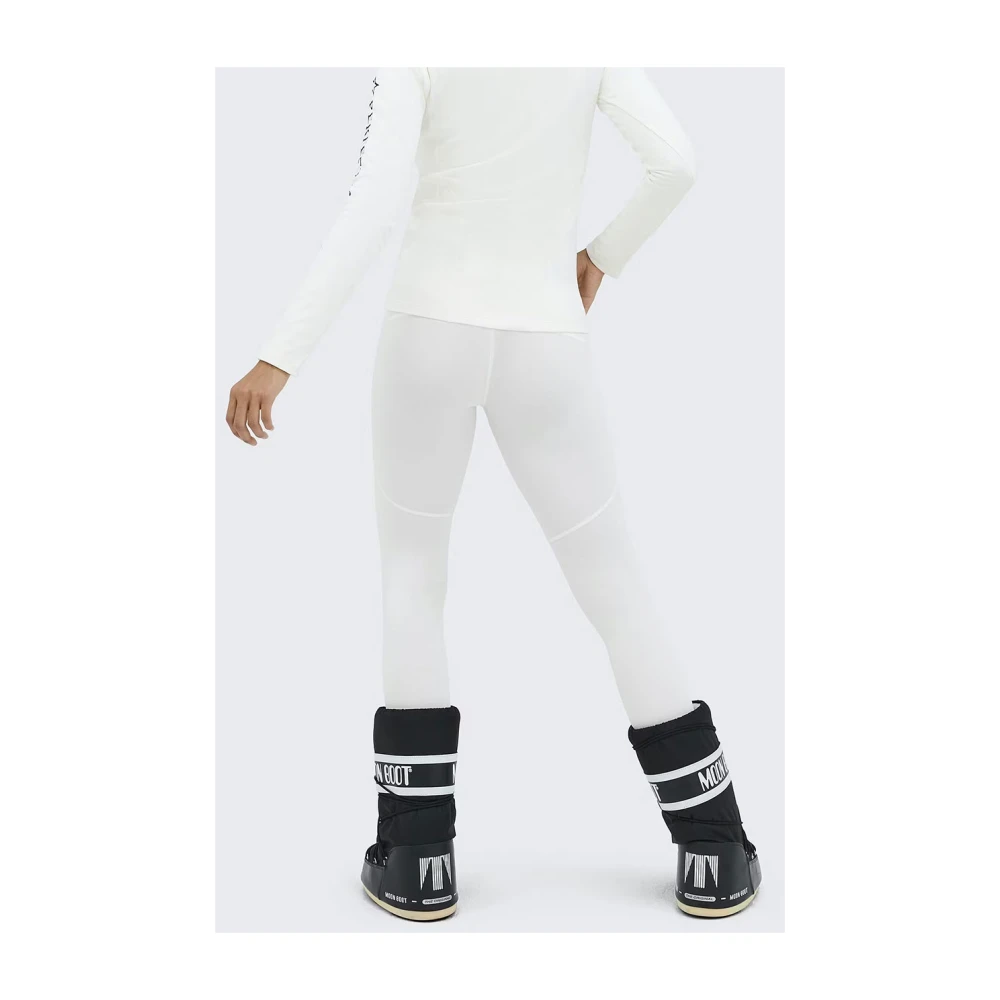 Perfect Moment Snow White Thermal Pant Back Seam White Dames