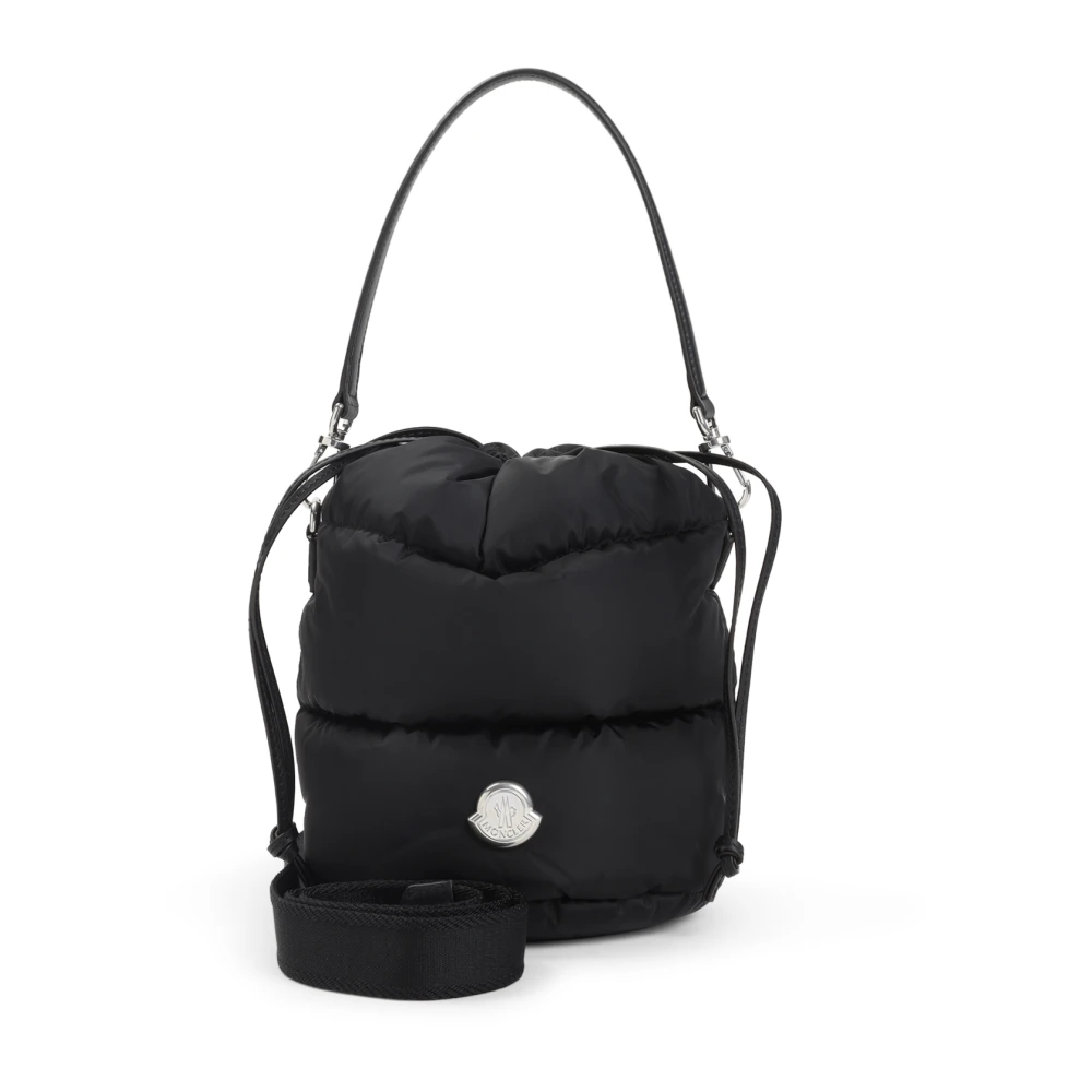 Moncler , Bucket Bags, Female, Black, One Size, Black Shoulder Bag For Women