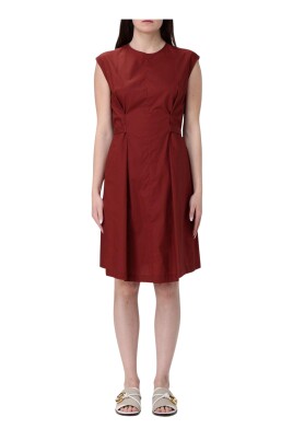 elegant-midi-dress-in-brown