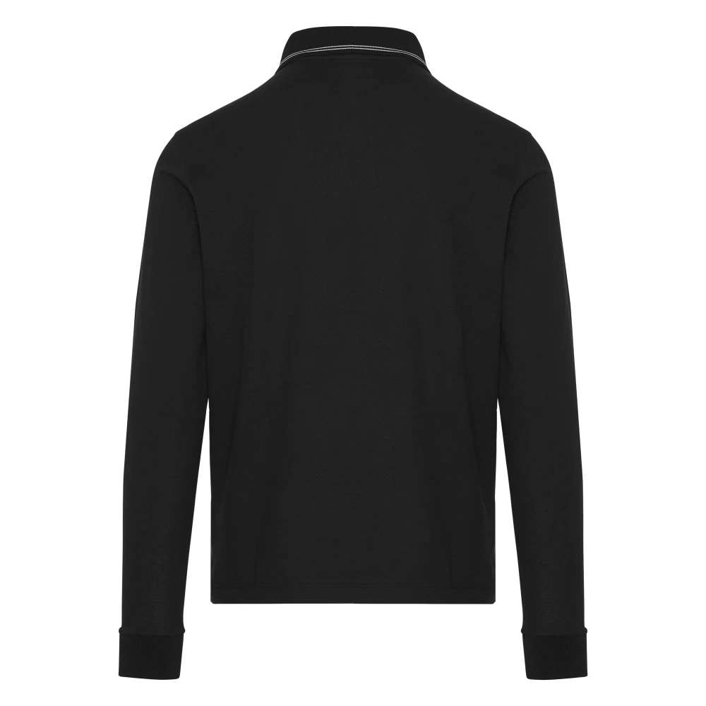 PAUL & SHARK Geborduurd Logo Katoenen Poloshirt Black Heren