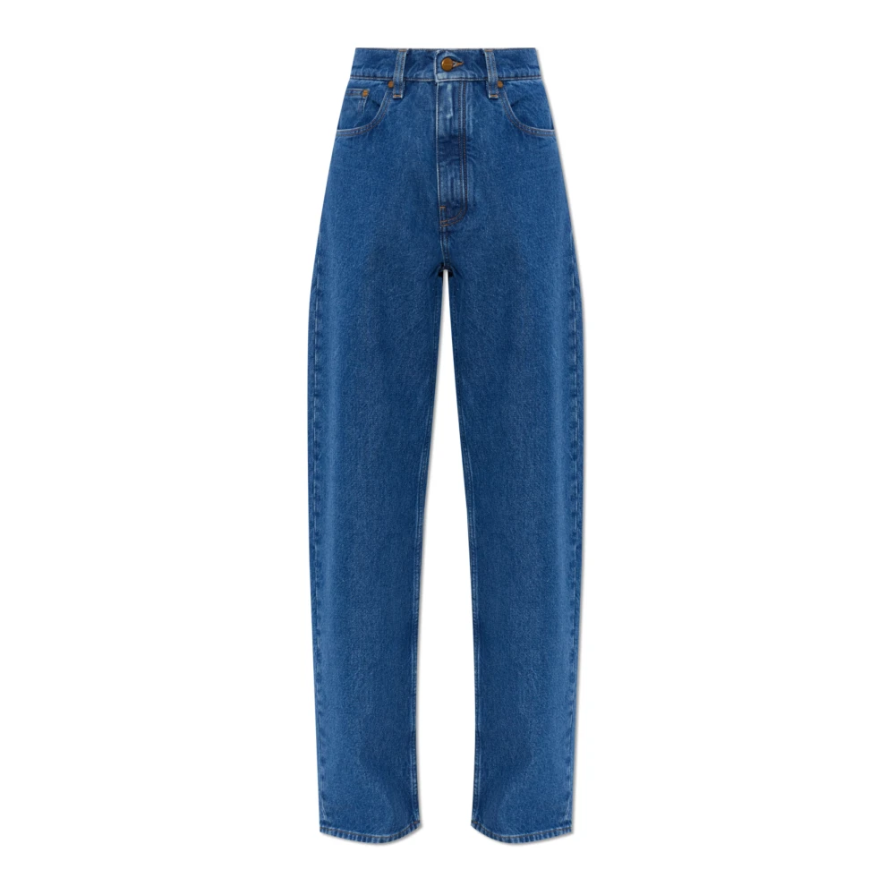 Jil Sander Donna Blu Jeans, Xl, New,