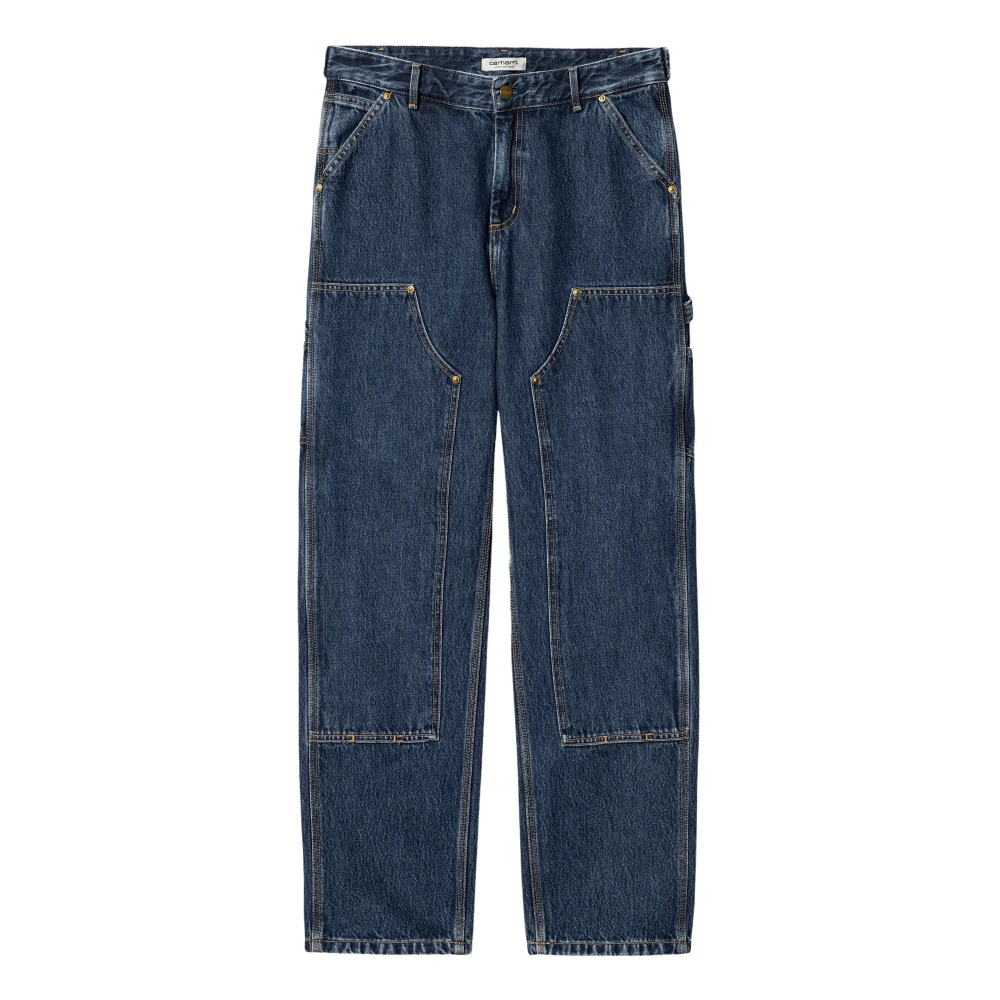 Carhartt WIP Klassieke Denim Jeans voor Dagelijks Gebruik Blue Dames