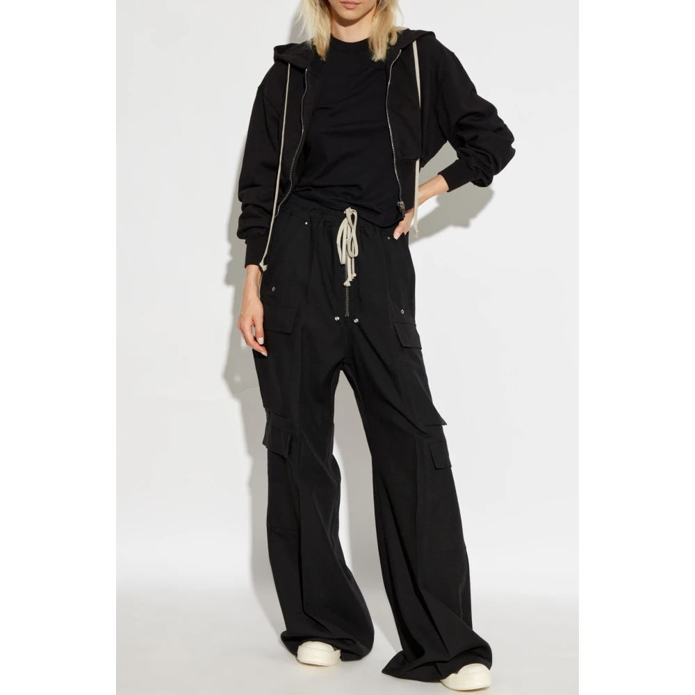 Rick Owens Cargobelas Broek Black Dames