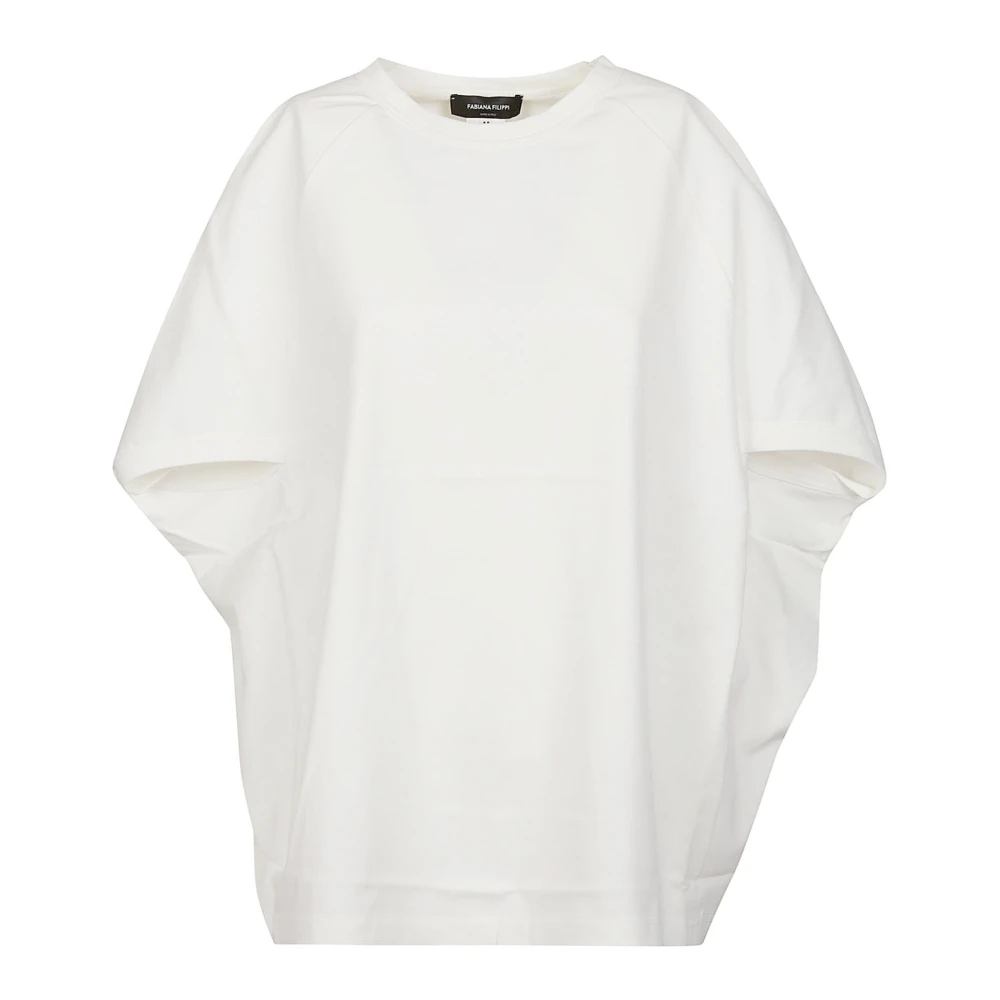 Fabiana Filippi Wit T-Shirt 0142 White Dames