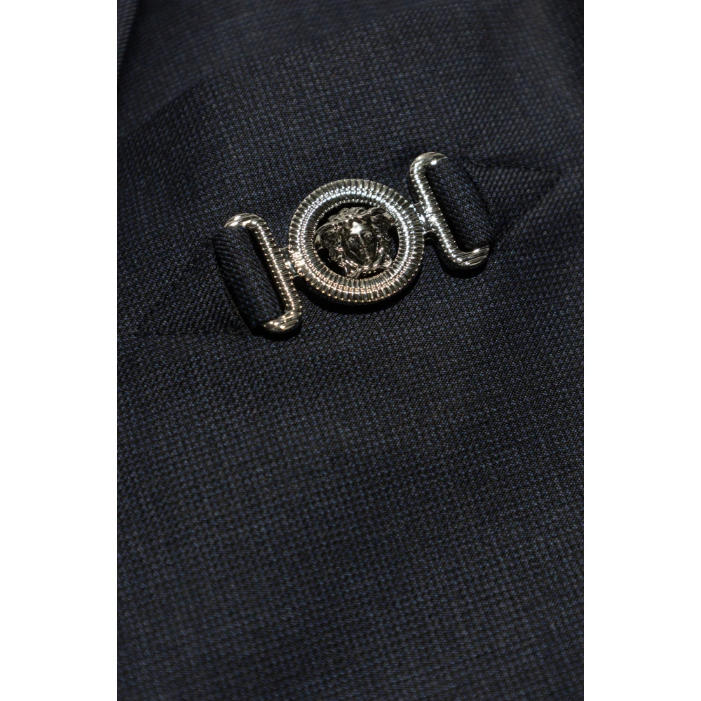 Versace Wollen blazer Blue Heren
