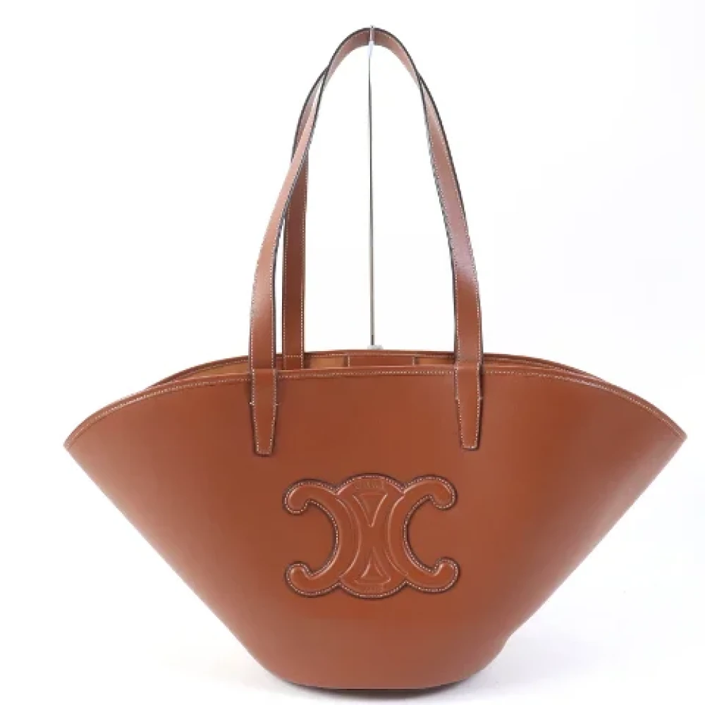 Celine Vintage Pre-owned Leather totes Brown Dames