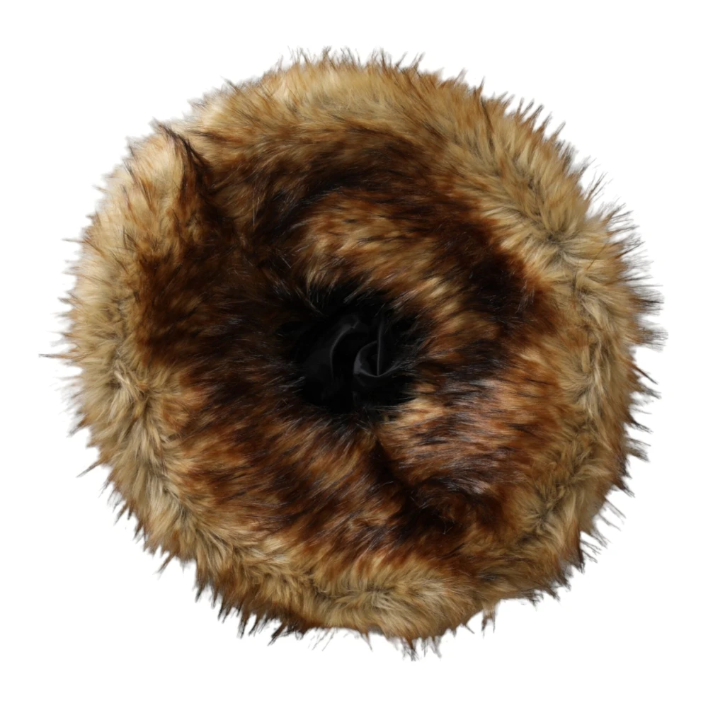 Dolce & Gabbana Bruine Imitatiebont Emmerhoed Brown Dames