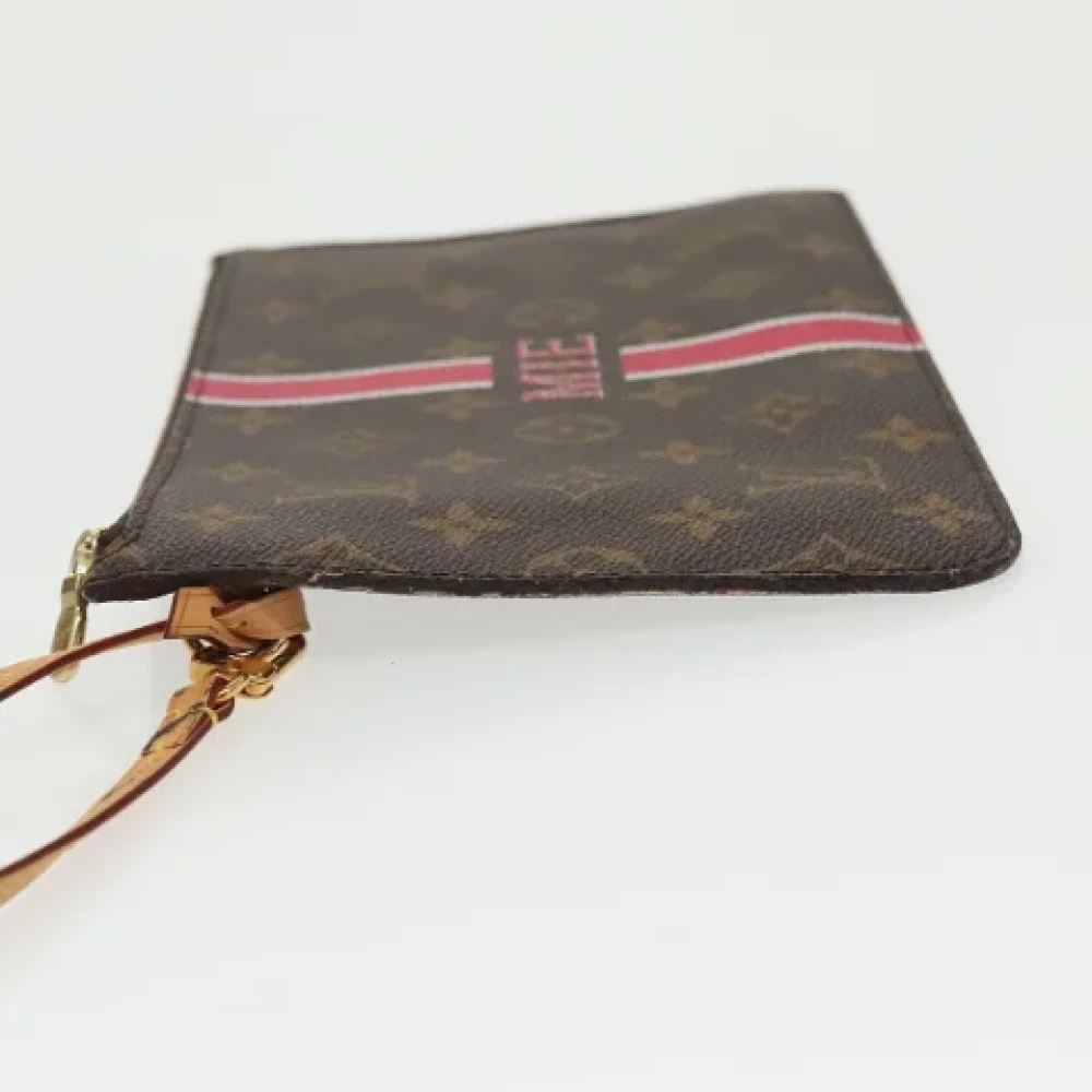 Louis Vuitton Vintage Pre-owned Canvas pouches Brown Dames