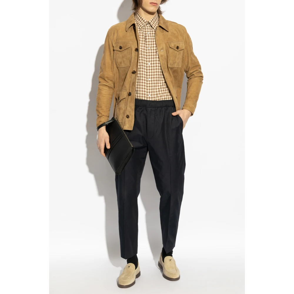 Tom Ford Overhemd met zakken Beige Heren