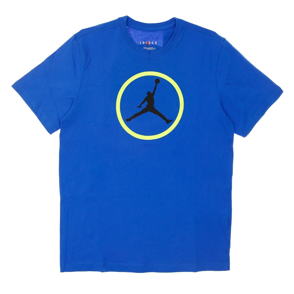 Jordan Sportieve Race Hybrid Crew T-Shirt Blauw Blue Heren