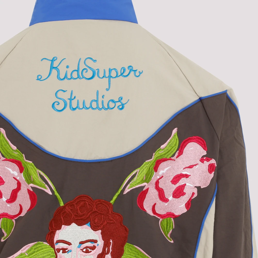 KidSuper Studios Botanics Trainingspak Top Bruin Blauw Multicolor Heren