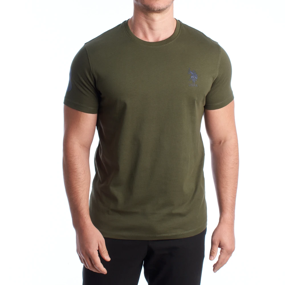 U.s. Polo Assn. Uomo Verde Top, L, New,