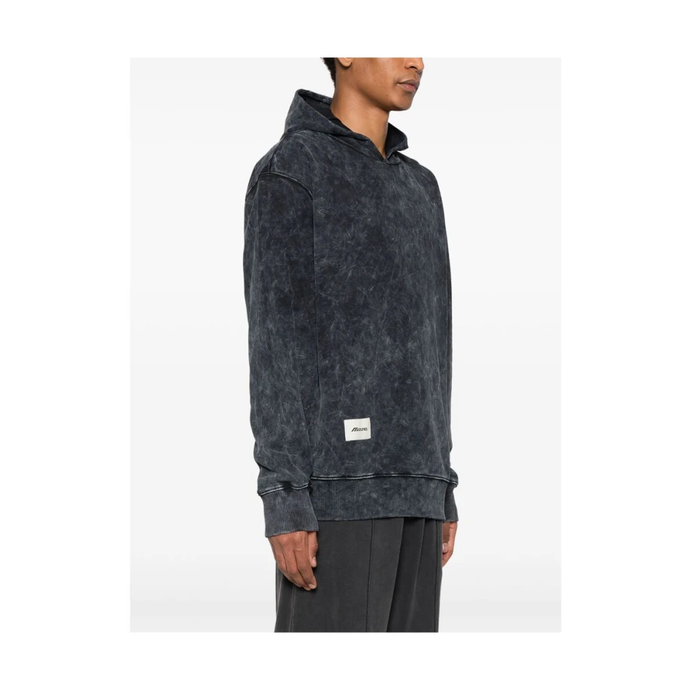 Mizuno Grafische Print Hoodie Gray Heren