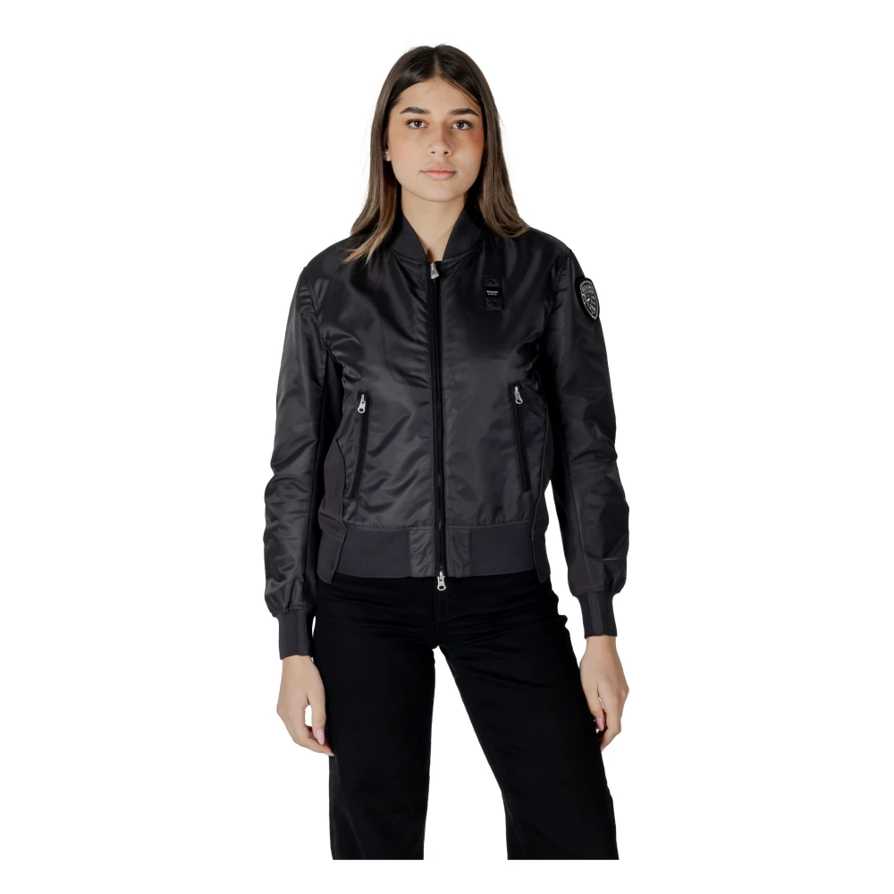 Blauer Lente Zomer Dames Jassen Collectie Black Dames