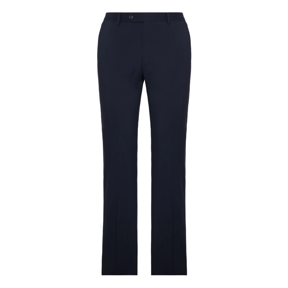 Boggi Milano Mannelijk Blauw Wool B Aria Trousers