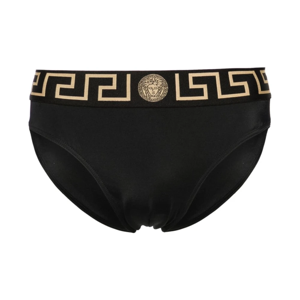 Versace Uomo Nero Costumi Da Bagno, L, New,