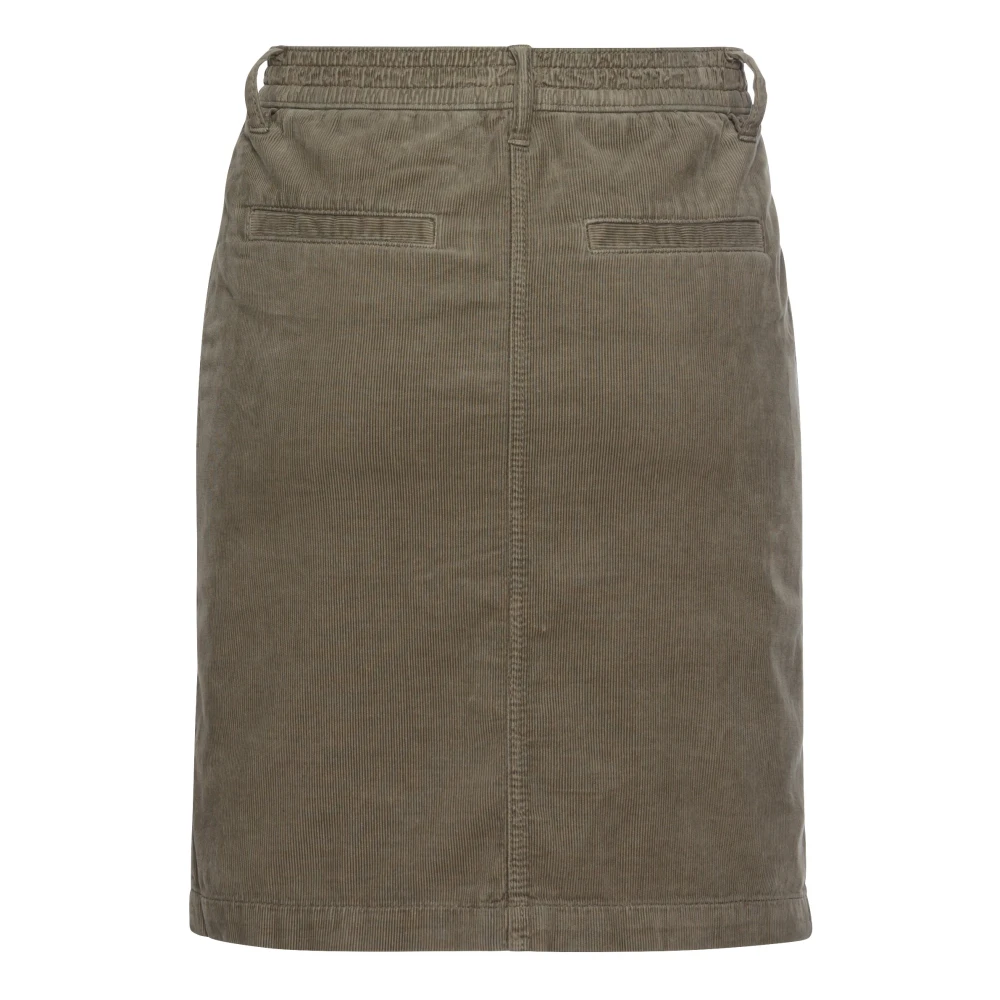 camel active Rok met Elastische Taille Green Dames