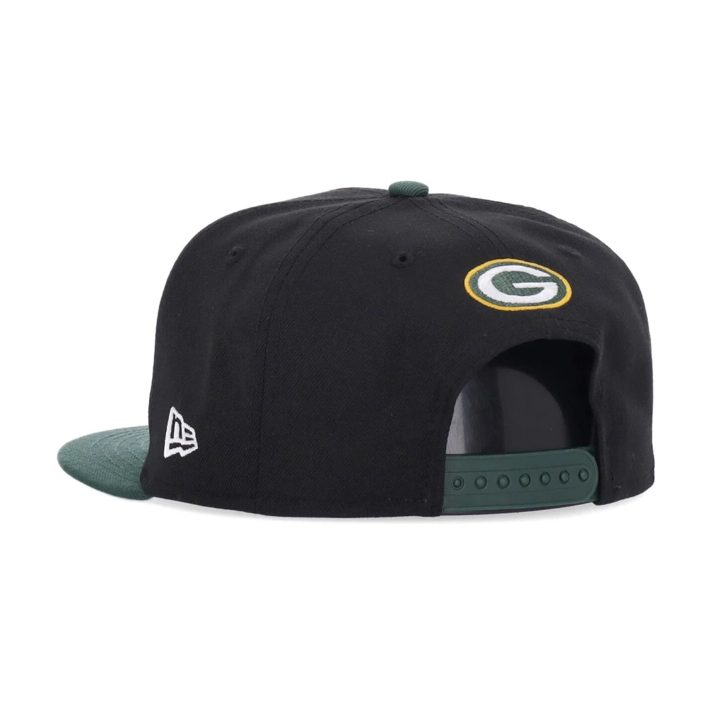 new era Green Bay Packers Platte Klep Pet Black Unisex