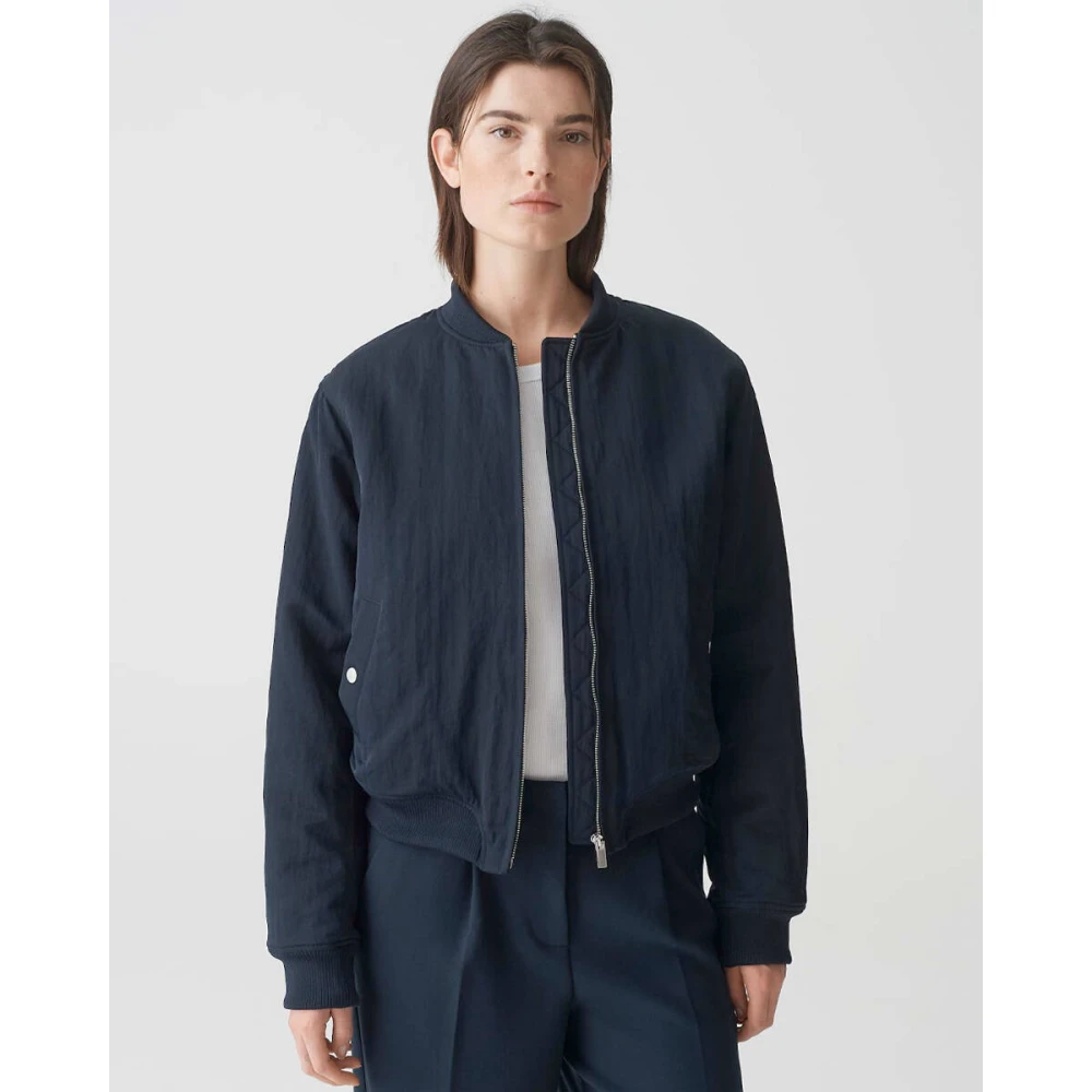 Opus Haru Stijlvolle Jas Blue Dames