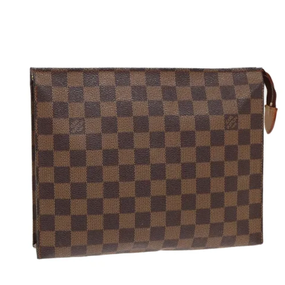 Louis Vuitton Vintage Pre-owned Canvas pouches Brown Dames