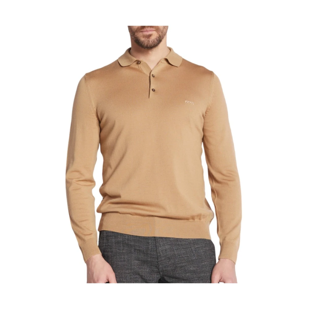 Boss Punto Poloshirt Beige Heren