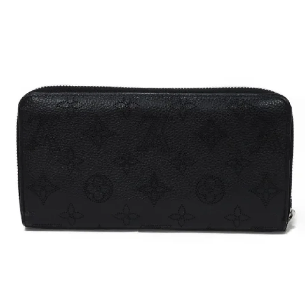 Louis Vuitton Vintage Pre-owned Leather wallets Black Dames