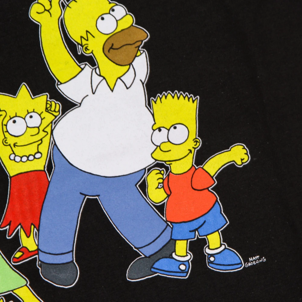 Market The Simpsons Zwarte Heren Tee Black Heren