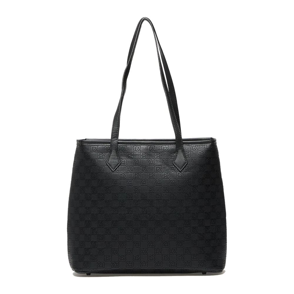 Nike Elegante Zwarte Monogram Handtas Black Dames