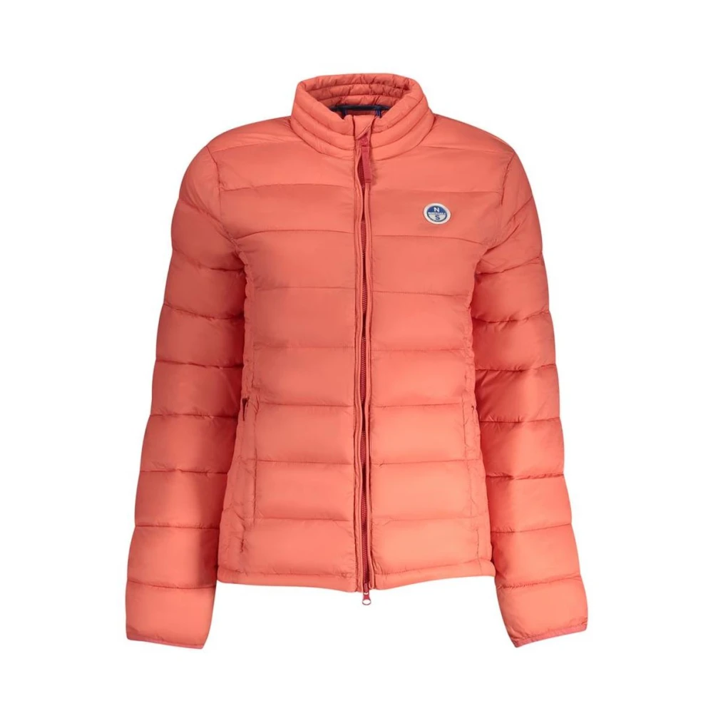 North Sails Women's Pink Stylish Jacket With Zip Closure - Winter Jackets - Xs - Jackets