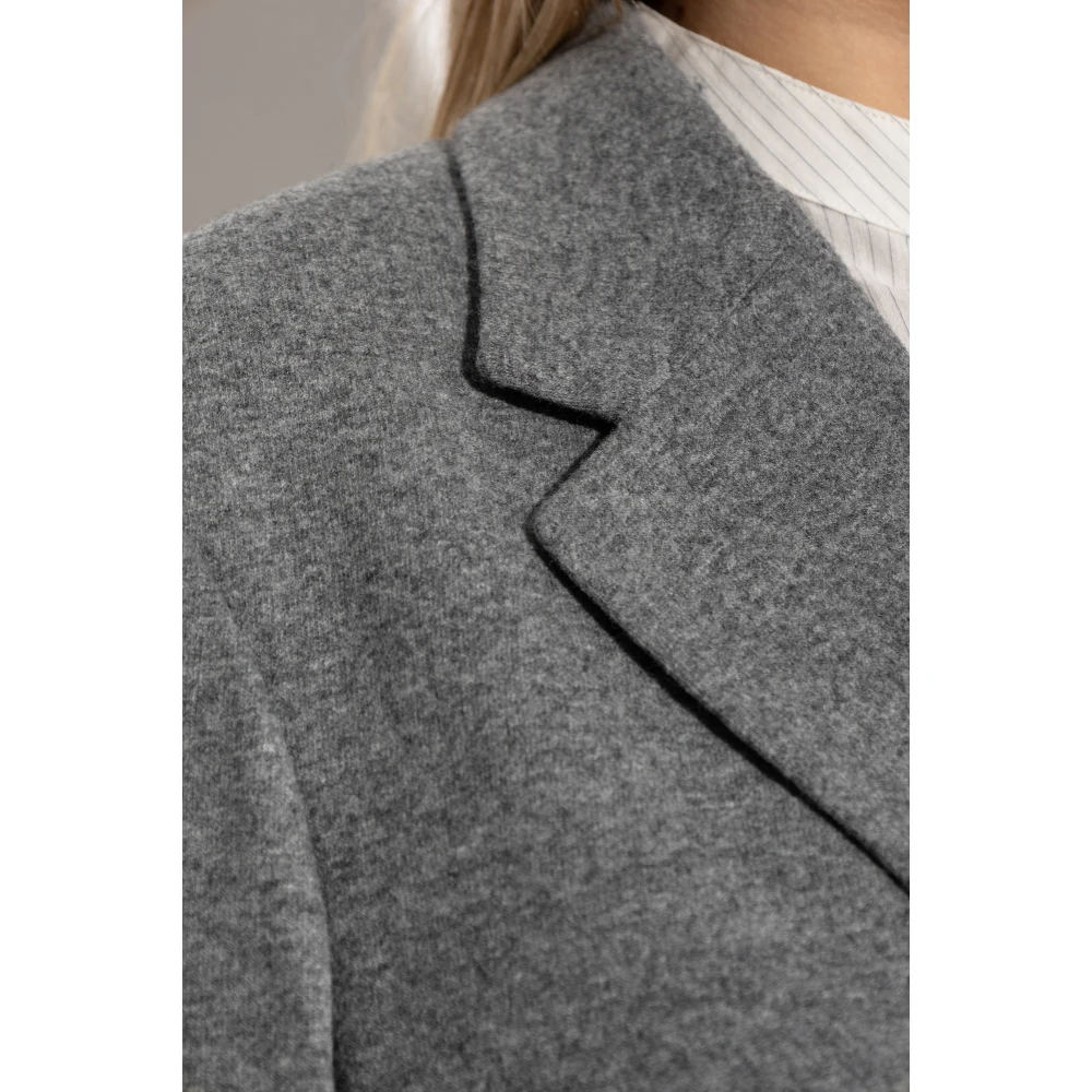 Officine Générale Double-breasted blazer Gray Dames