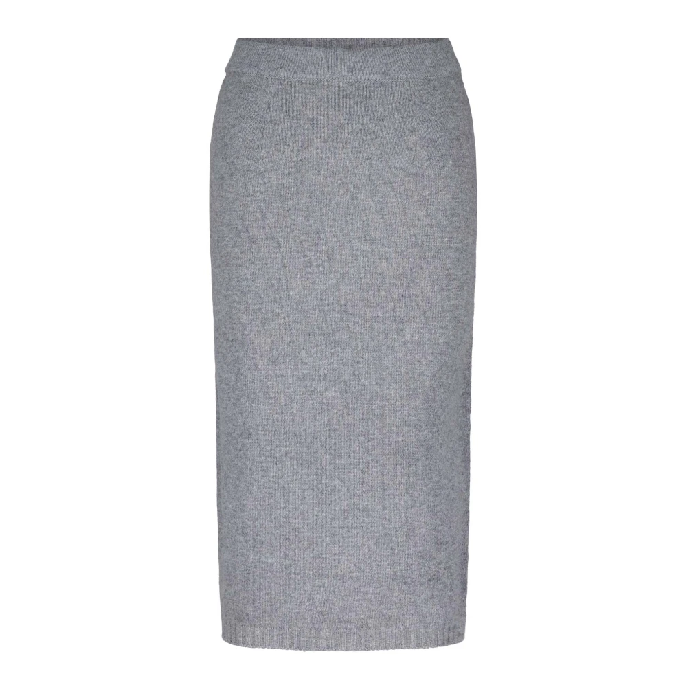 Max Mara Nola Wol Gebreide Trui Gray Dames
