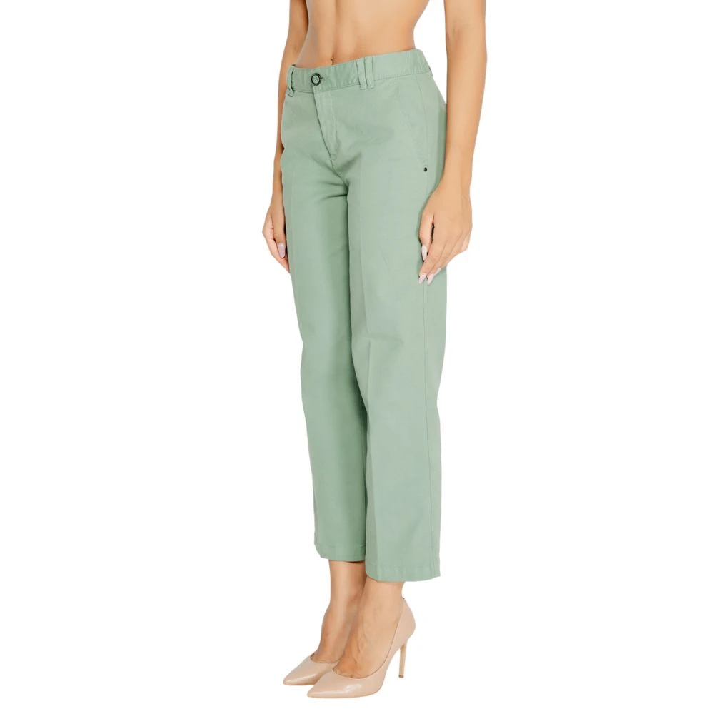 Street One Turquoise Katoenen Jeans & Broek Green Dames
