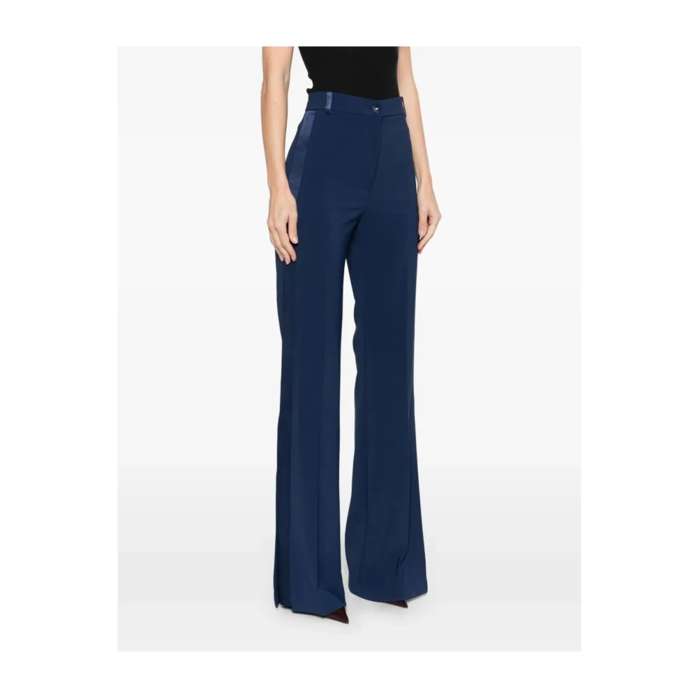 Elisabetta Franchi Stijlvolle Casual Broeken voor Vrouwen Blue Dames