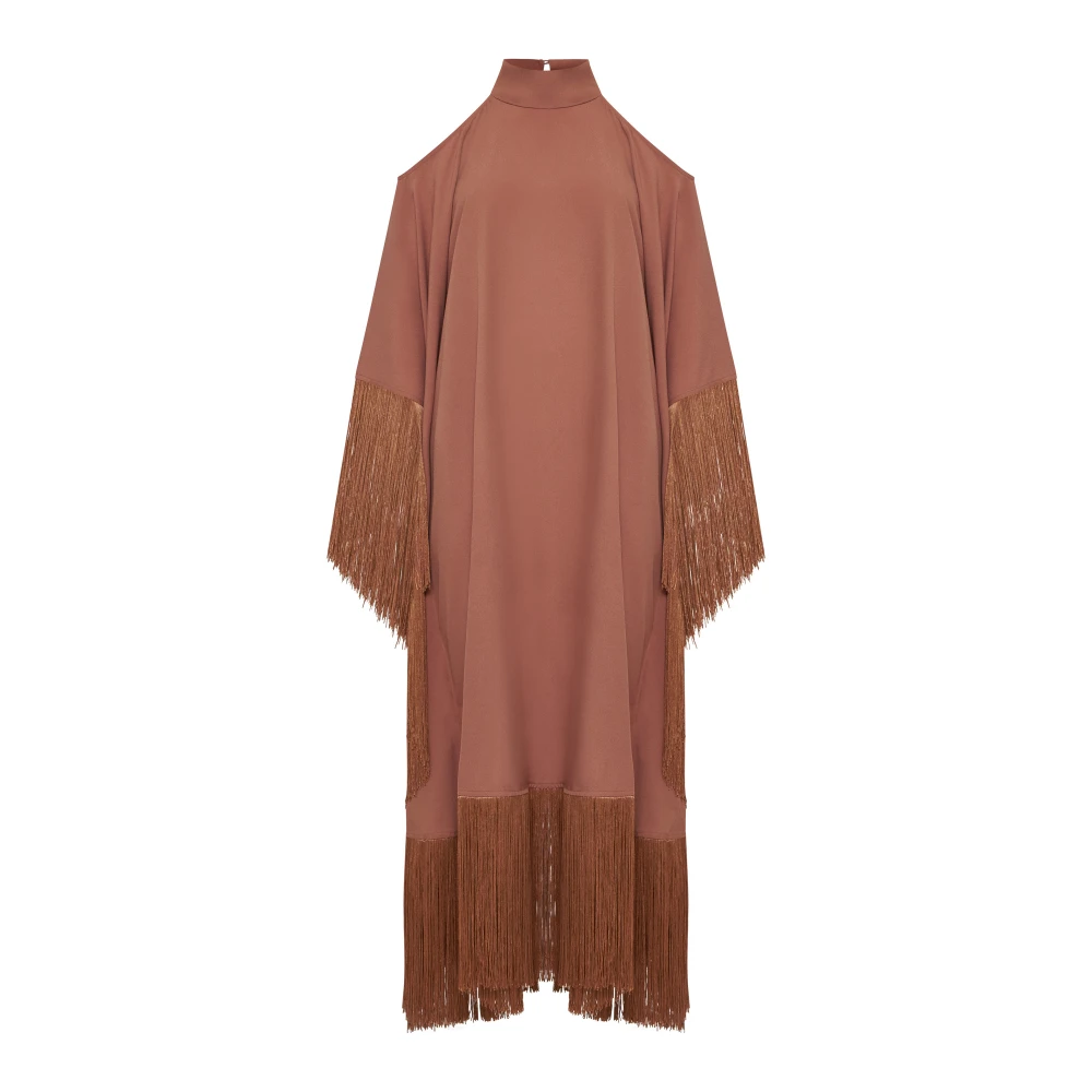 Taller Marmo Fringes Divina Kaftan Klänning Orange, Dam