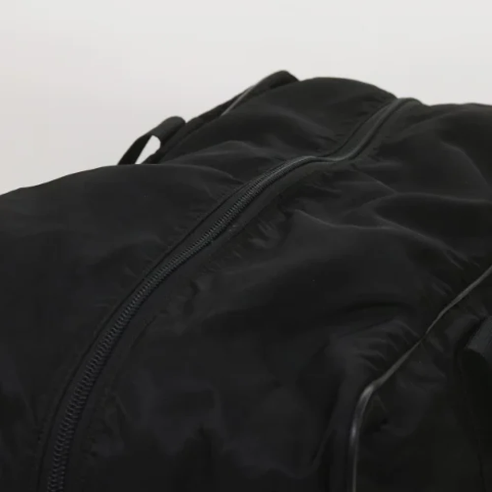 Prada Vintage Pre-owned Fabric travel-bags Black Dames