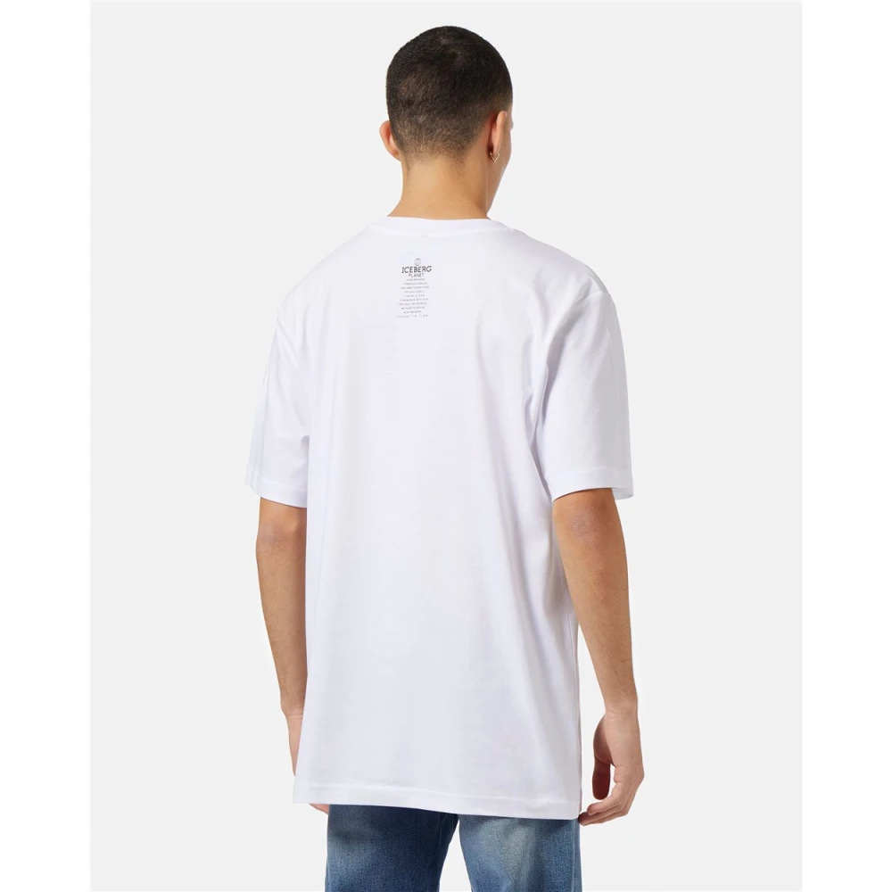 Iceberg Logo T-shirt White Heren