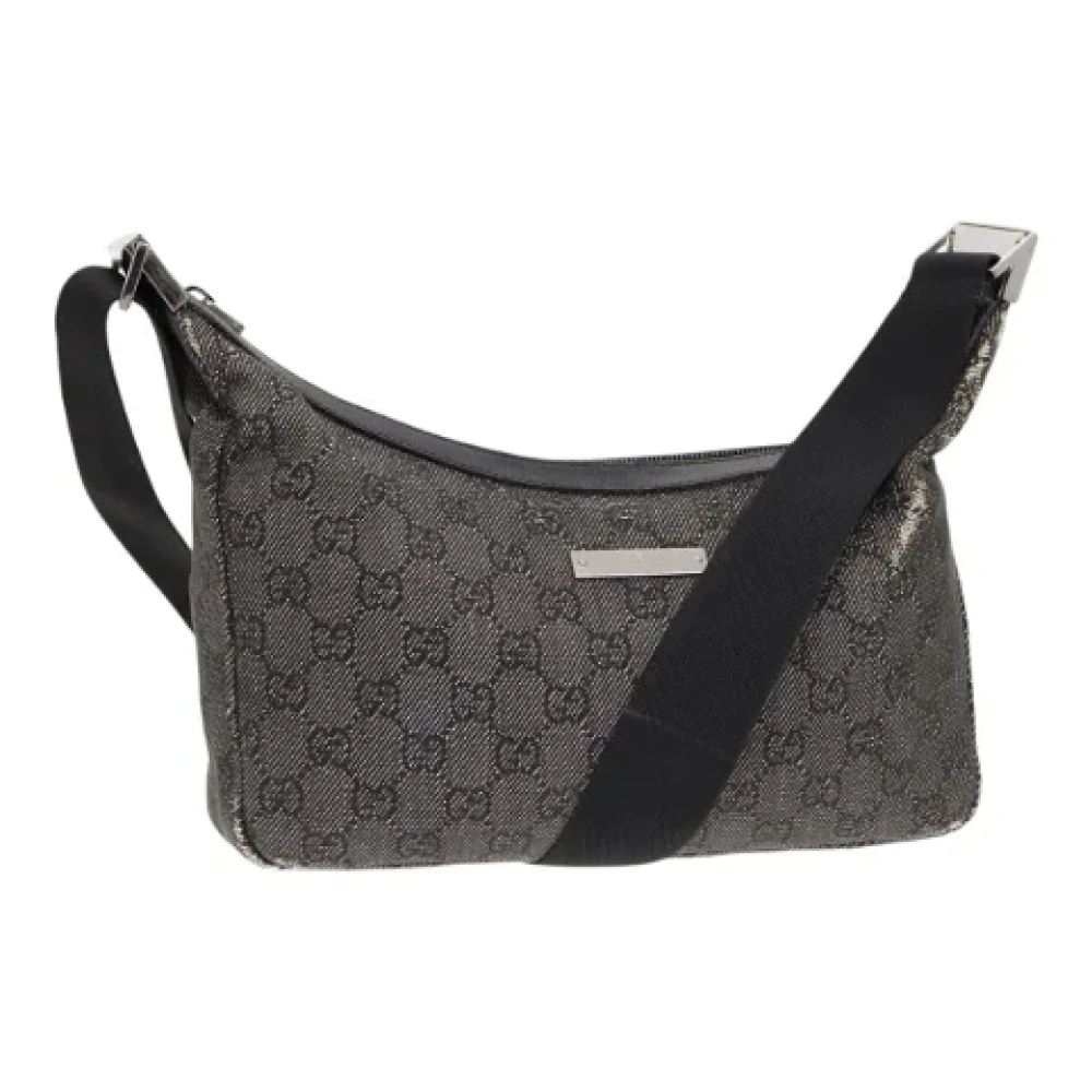 Gucci Vintage Pre-owned Canvas gucci-bags Gray Dames