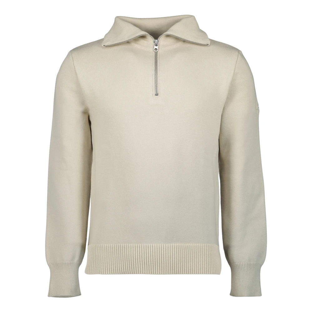 Courrèges Beige Zip-Up Sweater Lente-Zomer 2025 Beige Heren