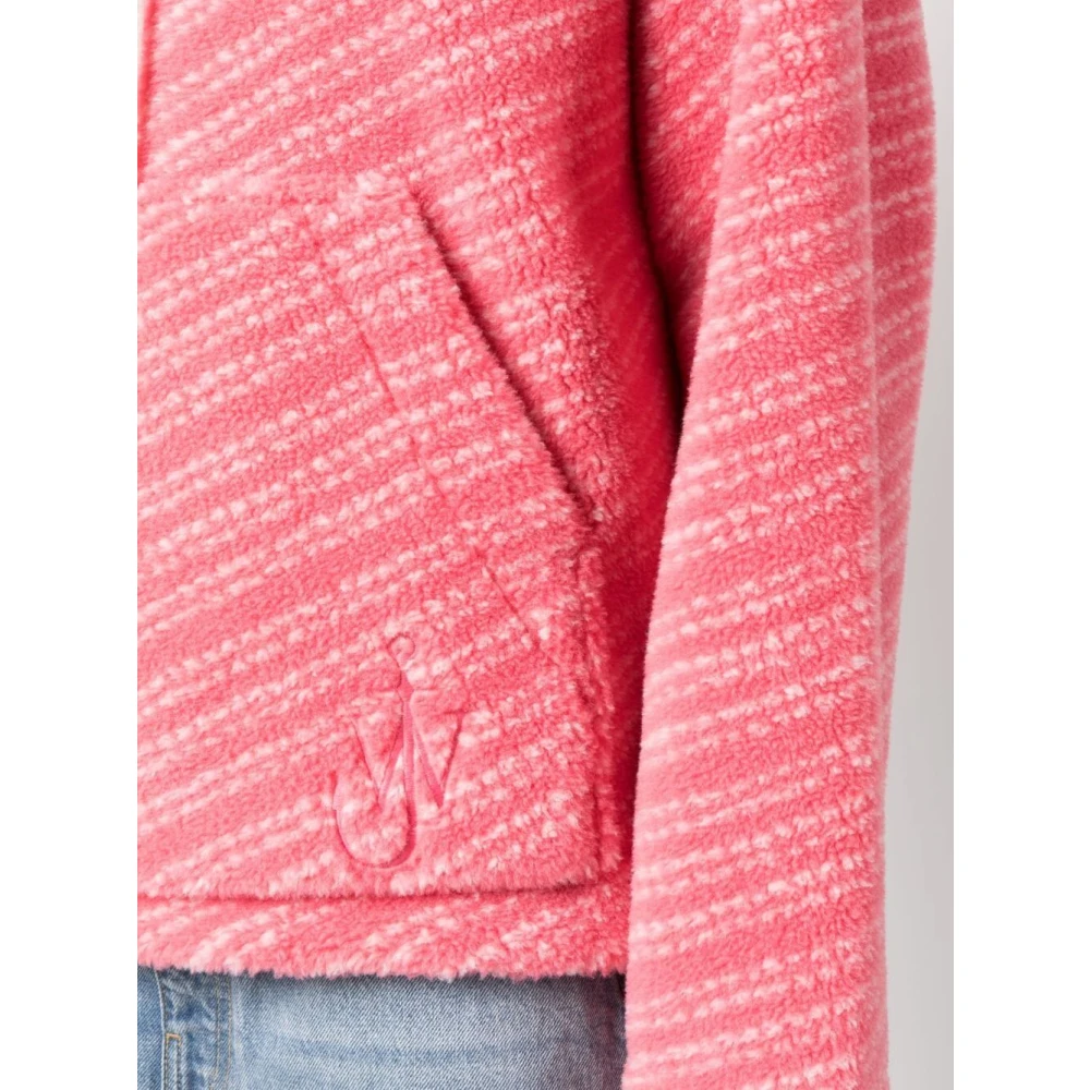 JW Anderson Roze & Paarse Relaxed Fit Shirt Pink Dames