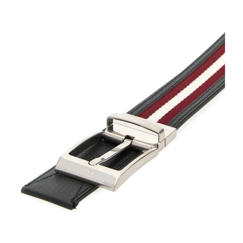 Bally Zwart leren Shiffie Riem Black Heren