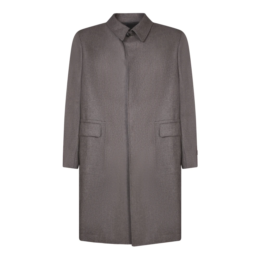 Canali Luxe Groene Jas voor Mannen Gray Heren