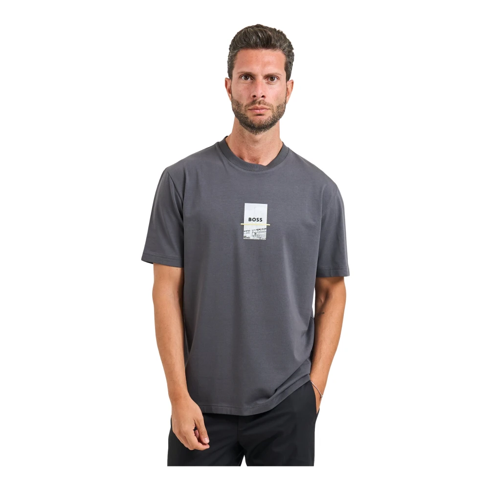 Hugo - Tops > T-Shirts - Gray - Hugo - Modalova