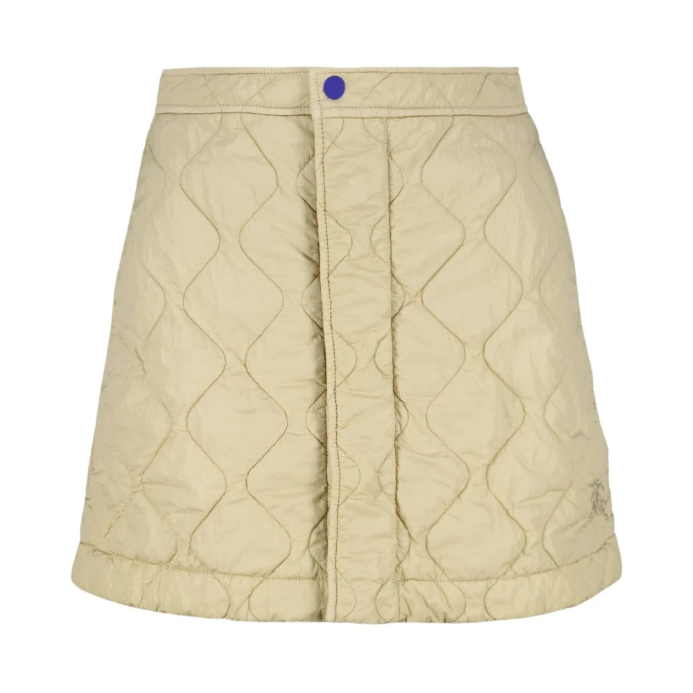 Burberry Gewatteerde Korte Rok Beige Dames