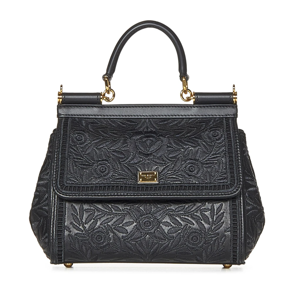 Dolce & Gabbana Donna Nero Borsa Nera Ss25 Accessorio Elegante