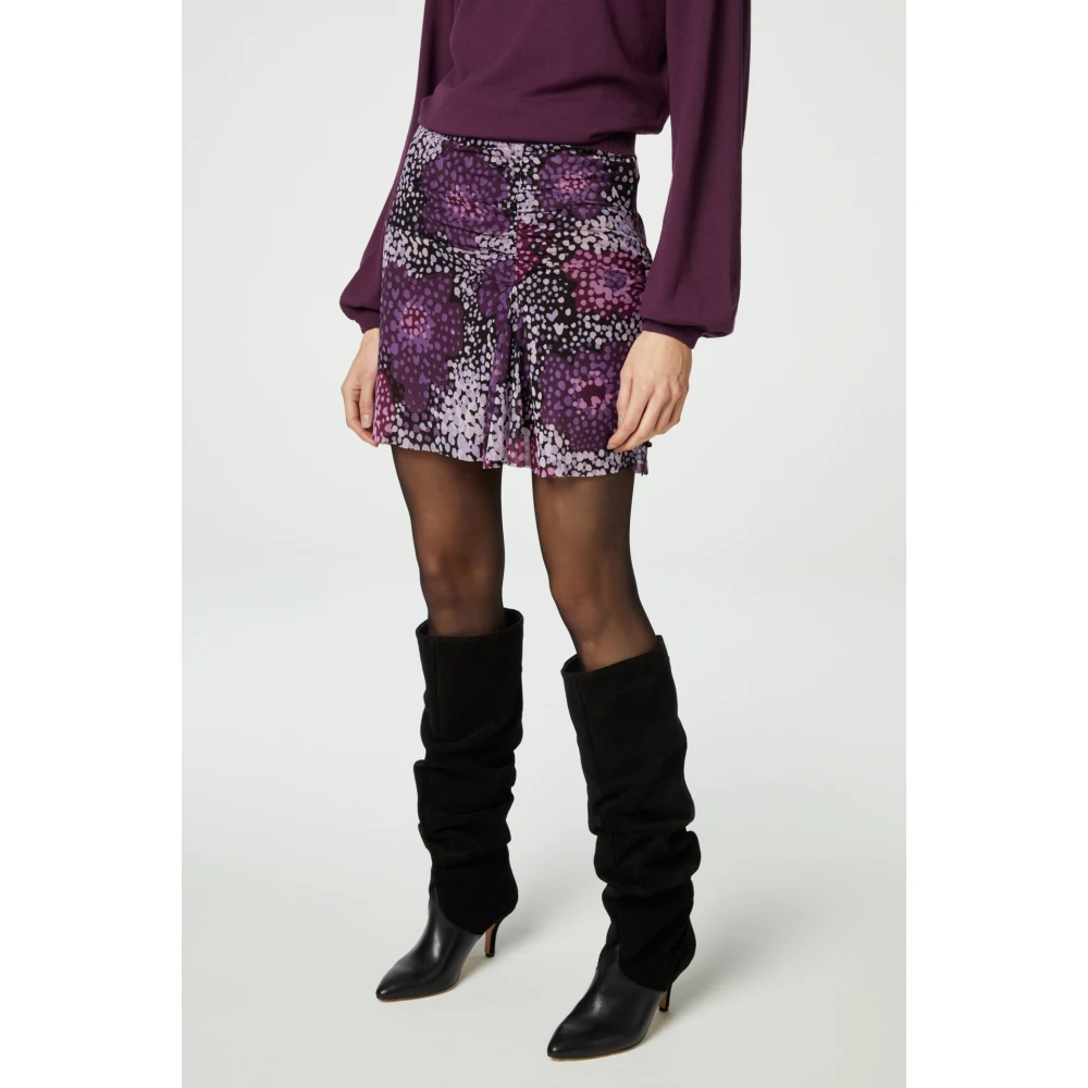 Fabienne Chapot Gedrapeerd Mesh Midi Rok Multicolor Dames