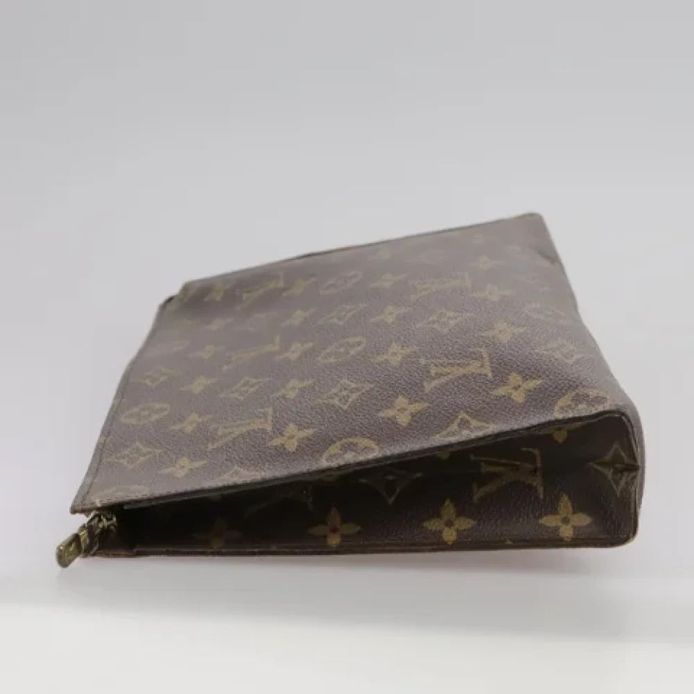 Louis Vuitton Vintage Pre-owned Canvas clutches Brown Dames