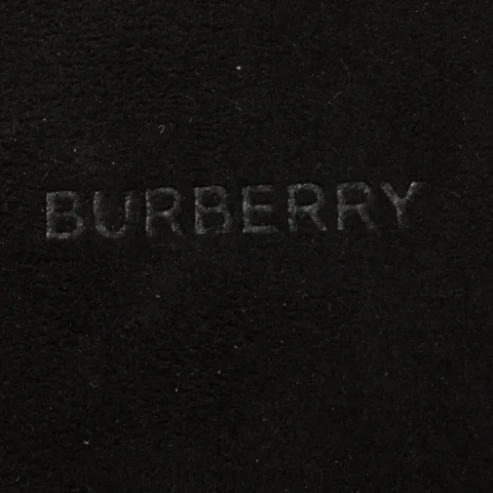 Burberry Vintage Pre-owned Leather home-office Black Dames